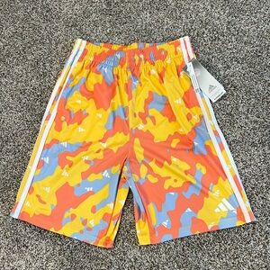 NWT Adidas boy athletic shorts. Size Large 14/16